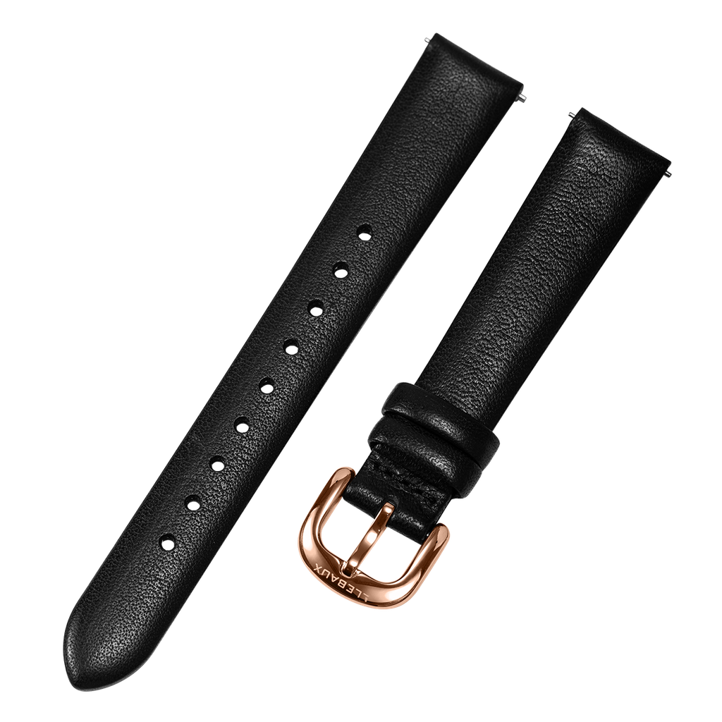 Flat Black Leather IPRG buckle