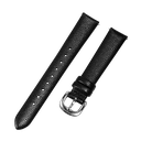 Small Caviar Black Leather Silver buckle