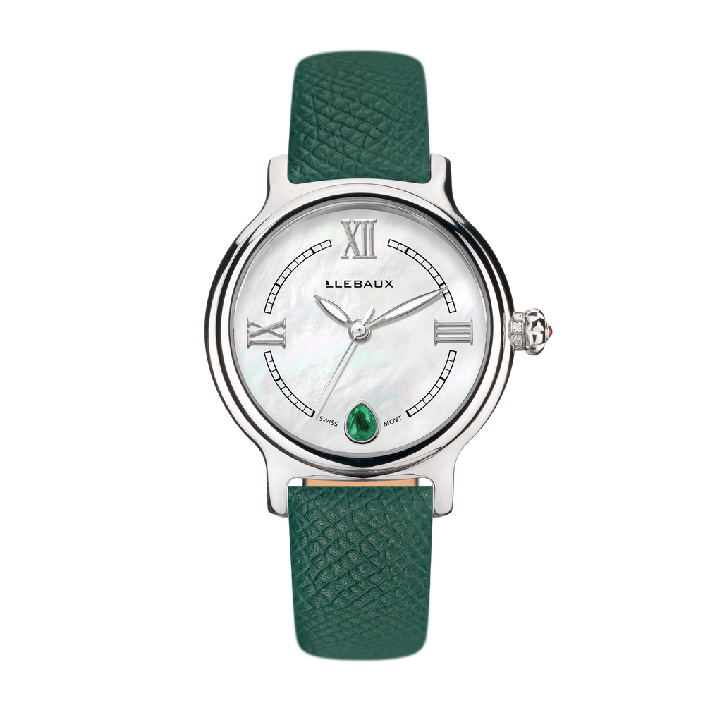 Super Talisman Emerald Leather Green