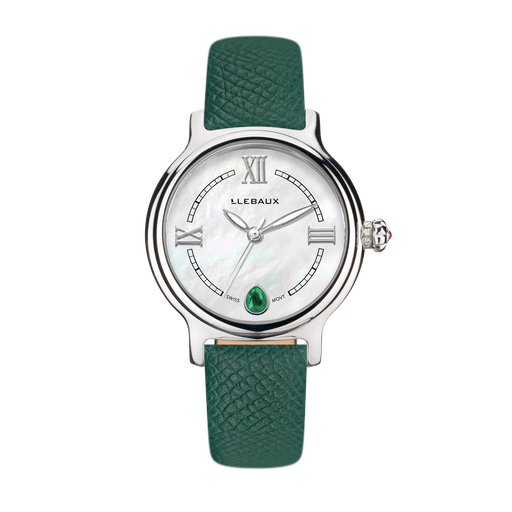 [LB.111.S.222.L32] Super Talisman Emerald Leather Green