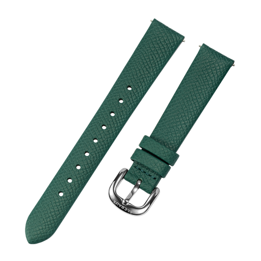 [L32.SS] Green Caviar Leather Silver
