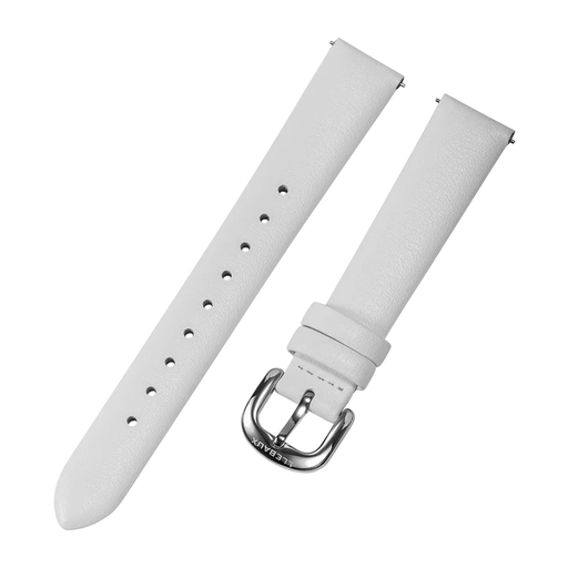 [L12.SS] White Smooth Leather Silver