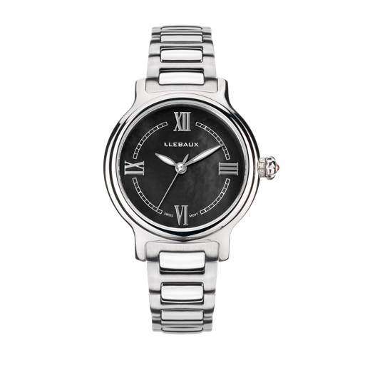 [LB.111.S.110.B1S] Pour Toujours BLACK SILVER STEEL 16cm