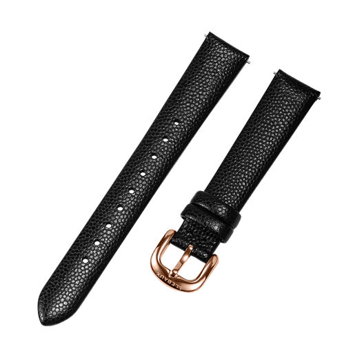[LB.LBKX.RG] Black Caviar Leather IPRG buckle