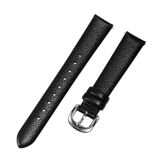 [LB.LBKX.SS] Small Caviar Black Leather Silver buckle